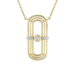 Collana in oro con Zircone (Ornaments by de Melo)