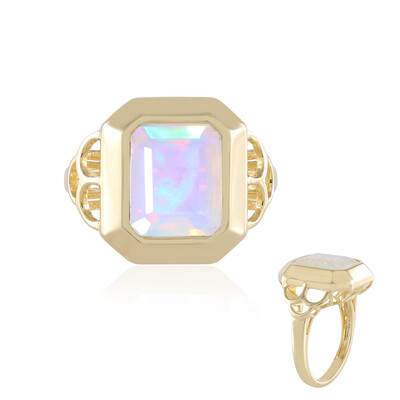 Anello in argento con Opale di Welo