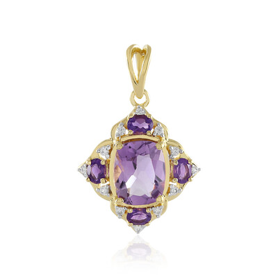 Ciondolo in argento con Ametista Rose de France