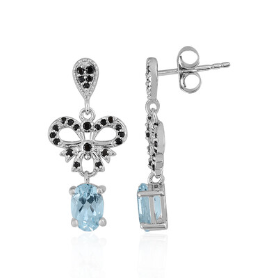 Orecchini in argento con Topazio Blu Cielo