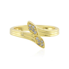 Anello in argento con Diamante I4 (J)