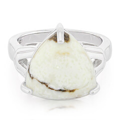 Anello in argento con Magnesite