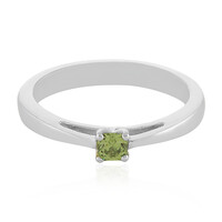 Anello in argento con Demantoide