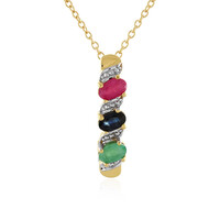Collana in argento con Rubino