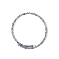 Bracciale in acciaio con Tanzanite (Riya)
