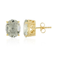 Orecchini in argento con Ametista Verde
