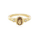 Anello in argento con Zircone Canarino