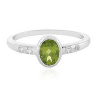 Anello in argento con Peridoto