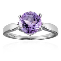 Anello in argento con Ametista Rose de France