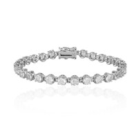 Bracciale in argento con Topazio Bianco