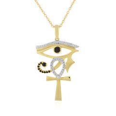 Collana in argento con Spinello Nero
