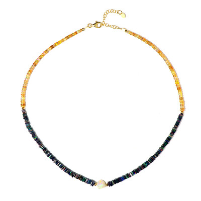 Collana in argento con Opale di Welo