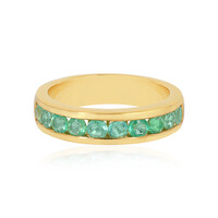 Anello in argento con Smeraldo Russo