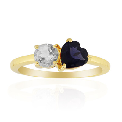 Anello in argento con Iolite