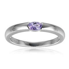 Anello in argento con Tanzanite