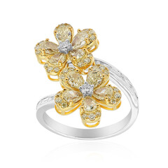 Anello in oro con Diamante Giallo SI2 (CIRARI)