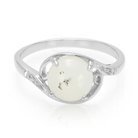 Anello in argento con Agata Dendritica