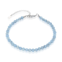 Bracciale in argento con Acquamarina