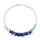 Collana in argento con Quarzo Bianco
