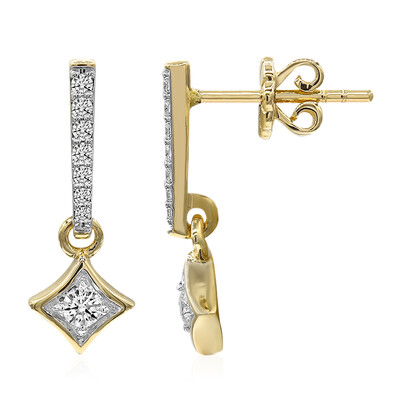 Orecchini in oro con Diamante IF (D) (Annette)