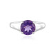 Anello in argento con Ametista Siberiana