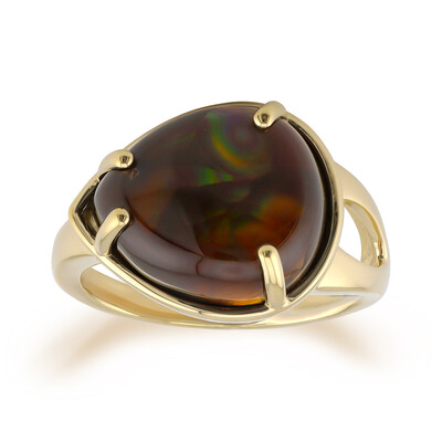 Anello in oro con Agata di Fuoco