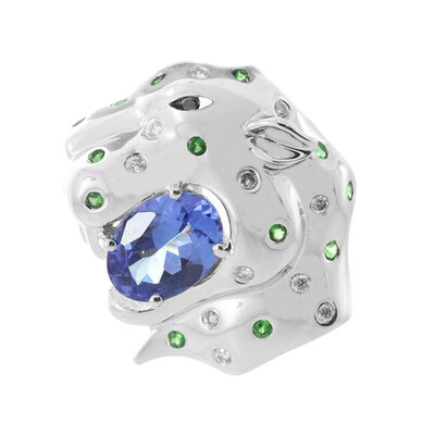 Ciondolo in oro con Tanzanite AAA (CIRARI)