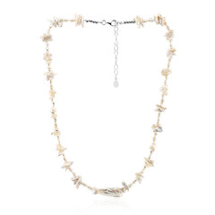 Collana in argento con Perla Keshi (TPC)