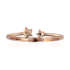 Anello in oro con Diamante Rose de France SI1 di Argyle
