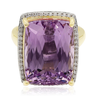 Anello in oro con Kunzite Patroke
