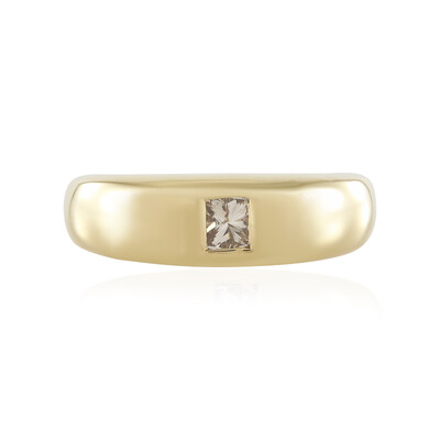 Anello in argento con Diamante Cioccolato I3