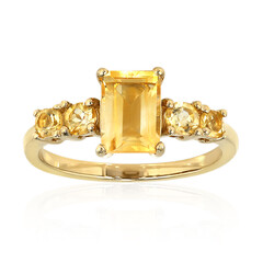 Anello in argento con Citrino