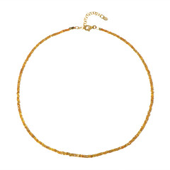 Collana in argento con Zaffiro Giallo