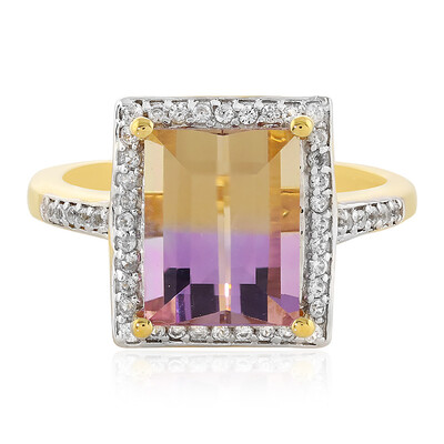 Anello in argento con Ametrina