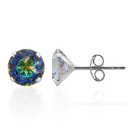 Orecchini in argento con Quarzo Mistico Blu