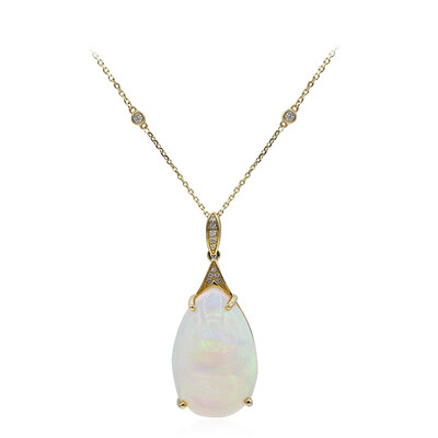 Collana in oro con Opale di Welo AAA (CIRARI)
