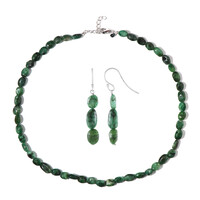 Parure in argento con Smeraldo Socoto