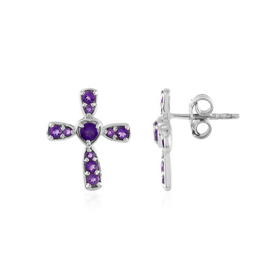 Orecchini in argento con Ametista