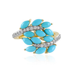 Anello in argento con Turchese Sleeping Beauty