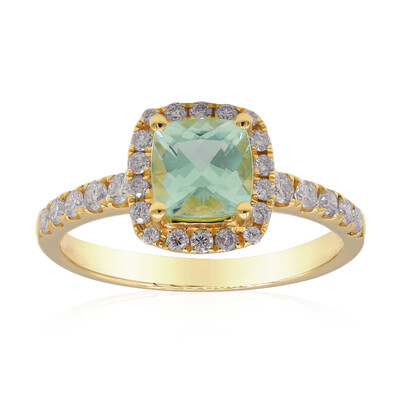 Anello in oro con Tormalina Paraíba (CIRARI)