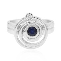 Anello in argento con Zaffiro Blu