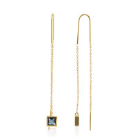 Orecchini in argento con Topazio Blu Londra