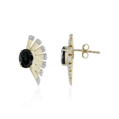 Orecchini in oro con Indicolite (de Melo)