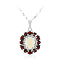 Collana in argento con Opale di Welo