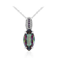 Collana in argento con Quarzo Mistico