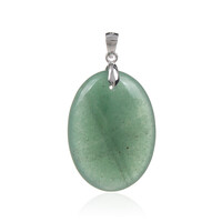 Ciondolo in argento con Avventurina Verde