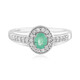 Anello in argento con Smeraldo Russo