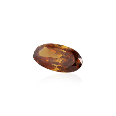 Gemma con Diamante Arancione SI2 0,39 ct