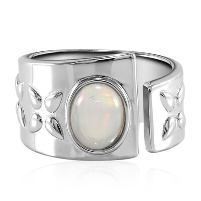 Anello in argento con Opale di Welo (TPC)