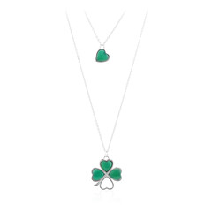 Collana in argento con Agata